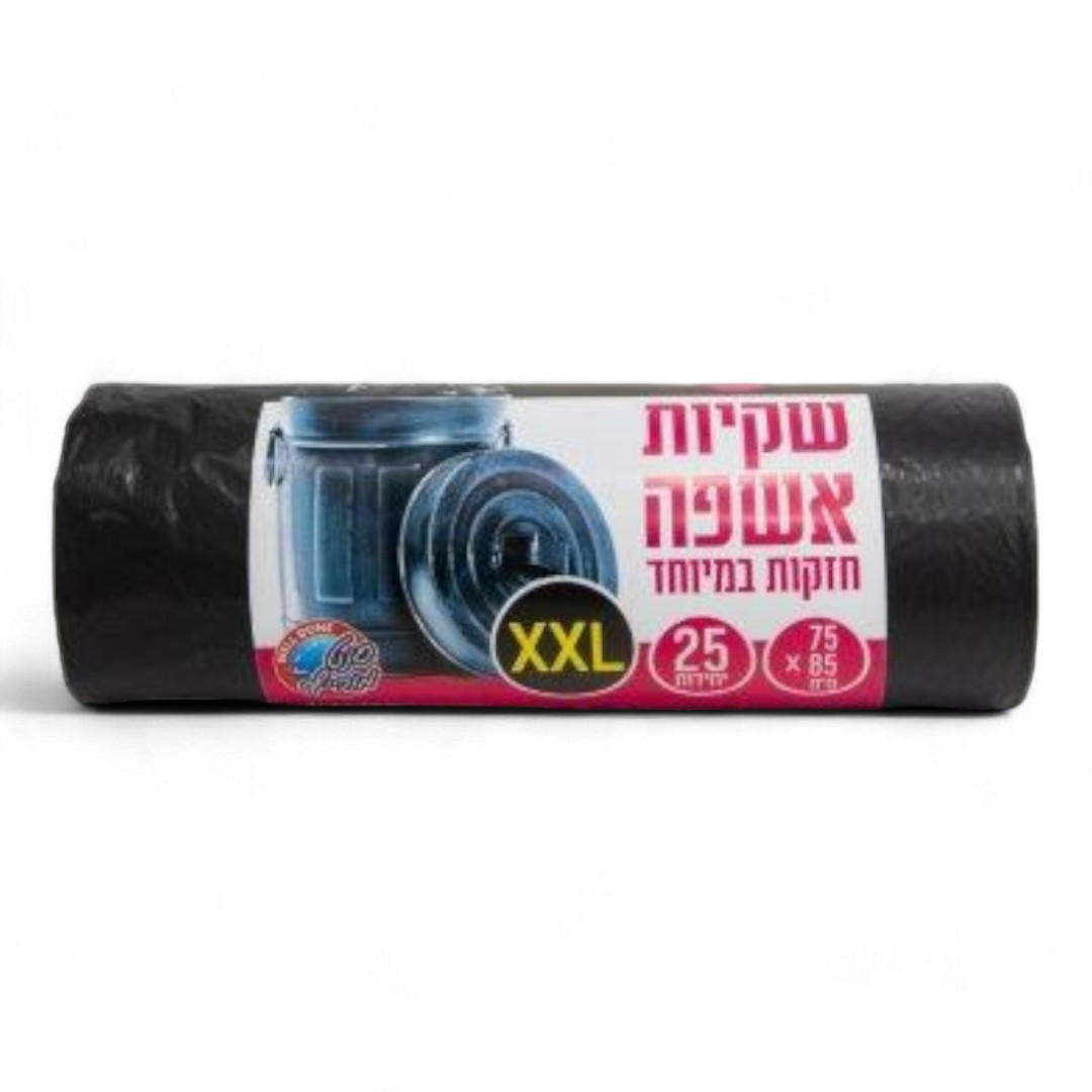 שקיות אשפה עלמה 25יח