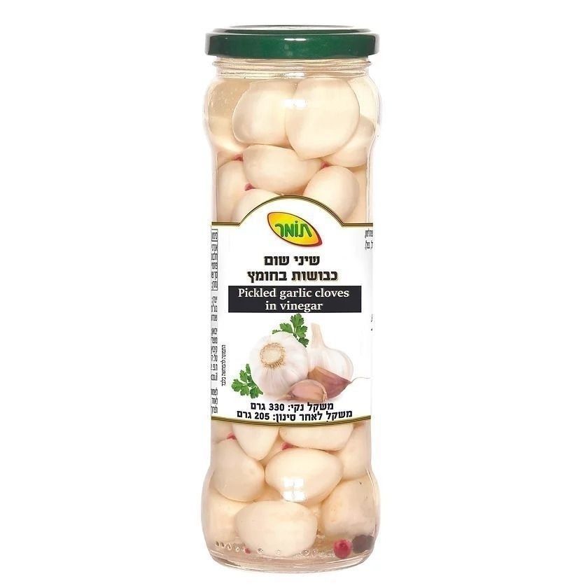 שיני שום בצנצנת 330 גר תומר